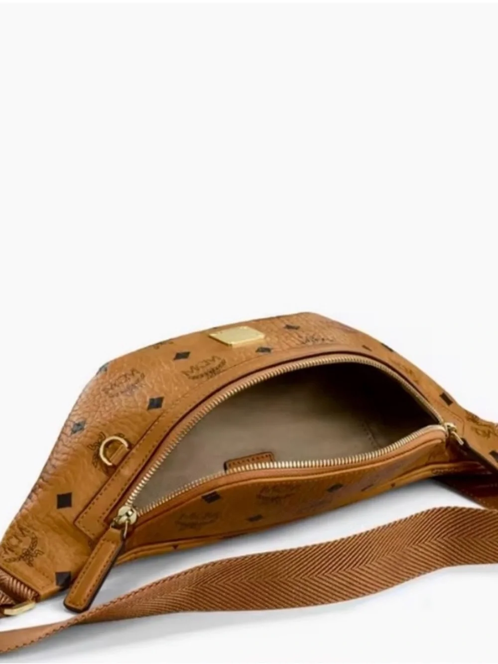 MCM Cognac Visetos Fursten Belt Bag - Picture 16 of 16